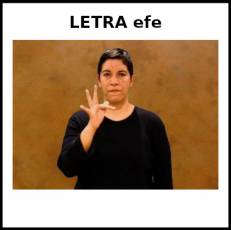 LETRA efe (MINÚSCULA) - Signo