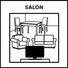 SALÓN - Pictograma (blanco y negro)