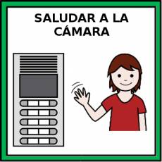 SALUDAR A LA CÁMARA - Pictograma (color)
