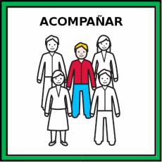 ACOMPAÑAR - Pictograma (color)
