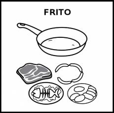 FRITO - Pictograma (blanco y negro)