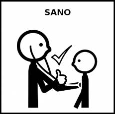SANO - Pictograma (blanco y negro)