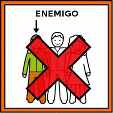 ENEMIGO - Pictograma (color)