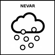 NEVAR - Pictograma (blanco y negro)
