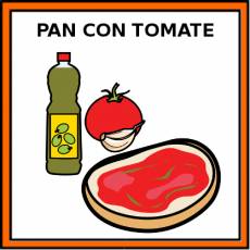 PAN CON TOMATE - Pictograma (color)