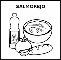 SALMOREJO - Pictograma (blanco y negro)