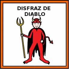 DISFRAZ DE DIABLO - Pictograma (color)