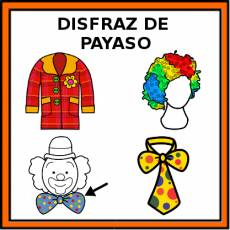 DISFRAZ DE PAYASO - Pictograma (color)