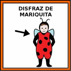 DISFRAZ DE MARIQUITA - Pictograma (color)