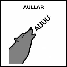 AULLAR - Pictograma (blanco y negro)