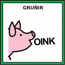 GRUÑIR - Pictograma (color)