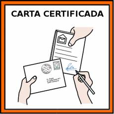 CARTA CERTIFICADA - Pictograma (color)