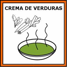 CREMA DE VERDURAS - Pictograma (color)