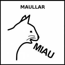 MAULLAR - Pictograma (blanco y negro)