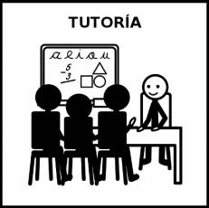 TUTORÍA - Pictograma (blanco y negro)