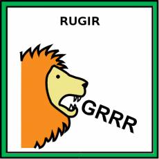 RUGIR - Pictograma (color)