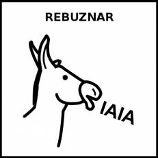 REBUZNAR - Pictograma (blanco y negro)