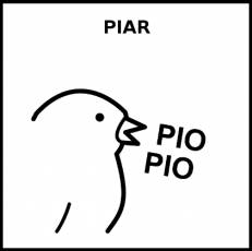 PIAR - Pictograma (blanco y negro)