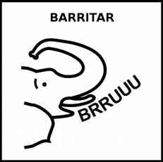 BARRITAR - Pictograma (blanco y negro)