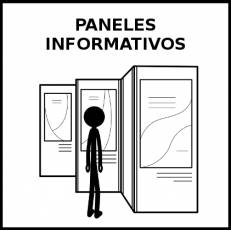 PANELES INFORMATIVOS - Pictograma (blanco y negro)