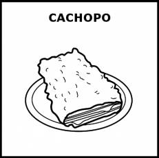 CACHOPO - Pictograma (blanco y negro)