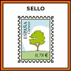SELLO (POSTAL) - Pictograma (color)