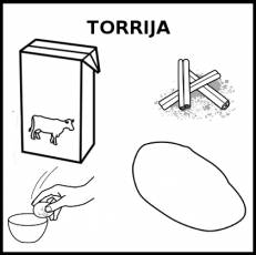TORRIJA - Pictograma (blanco y negro)