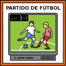 PARTIDO DE FÚTBOL - Pictograma (color)