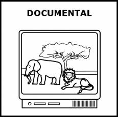 DOCUMENTAL - Pictograma (blanco y negro)