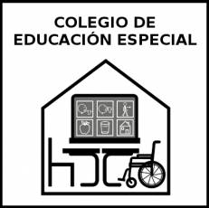COLEGIO DE EDUCACIÓN ESPECIAL - Pictograma (blanco y negro)