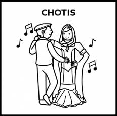 CHOTIS - Pictograma (blanco y negro)