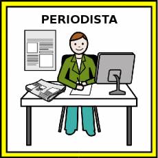 PERIODISTA (HOMBRE) - Pictograma (color)