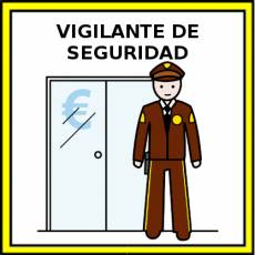 VIGILANTE DE SEGURIDAD (HOMBRE) - Pictograma (color)