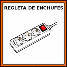 REGLETA DE ENCHUFES - Pictograma (color)