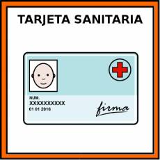 TARJETA SANITARIA - Pictograma (color)
