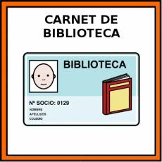CARNET DE BIBLIOTECA - Pictograma (color)