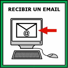 RECIBIR UN EMAIL - Pictograma (color)