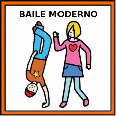 BAILE MODERNO - Pictograma (color)