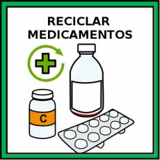 RECICLAR MEDICAMENTOS - Pictograma (color)
