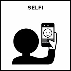 SELFI - Pictograma (blanco y negro)
