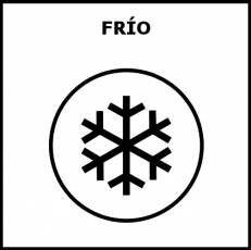 FRÍO - Pictograma (blanco y negro)