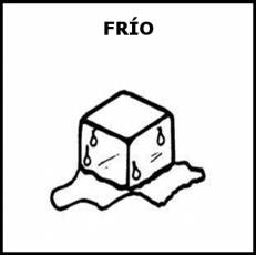FRÍO (ESTAR) - Pictograma (blanco y negro)