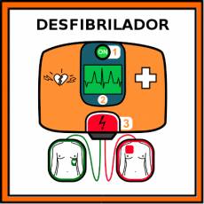 DESFIBRILADOR - Pictograma (color)