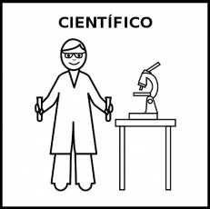 CIENTÍFICO - Pictograma (blanco y negro)