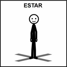ESTAR - Pictograma (blanco y negro)