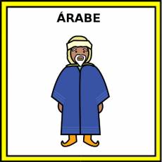 ÁRABE (HOMBRE) - Pictograma (color)