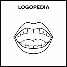 LOGOPEDIA - Pictograma (blanco y negro)
