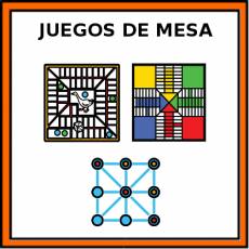 JUEGOS DE MESA - Pictograma (color)