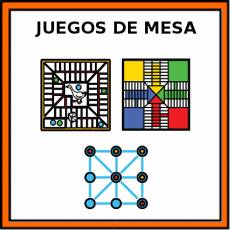 JUEGOS DE MESA - Pictograma (color)