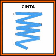 CINTA (GIMNASIA RÍTMICA) - Pictograma (color)